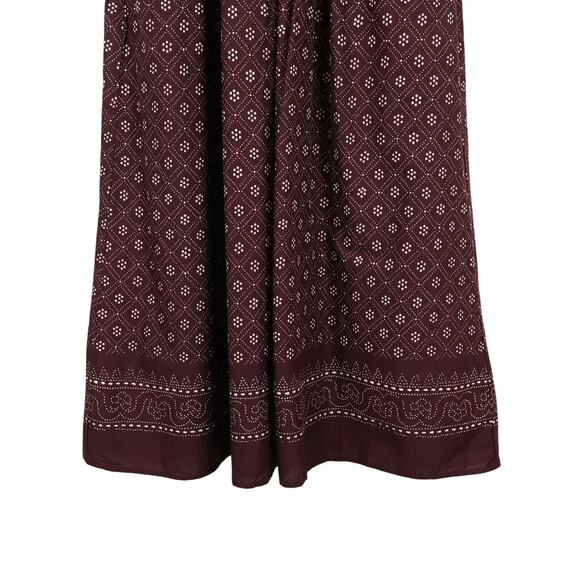 NWOT Madewell The Melody Smocked Midi Dress In Daisy Print Dusty Plum Size XS - Picture 8 of 10